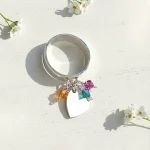 Anillo corazón cascavel