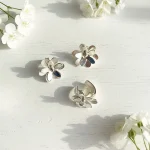 Conjunto de aros flores