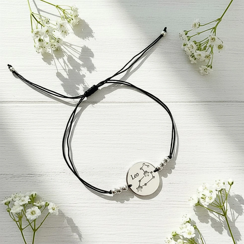 pulsera constelacion signo plata 950