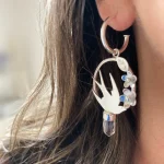 Joyas artesanales de plata modelo golondrinas