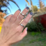 Anillo hecho a medida con acabado especial