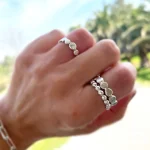 Anillo Linsen hecho a mano en plata