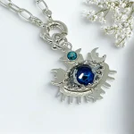 Colgante ojo mistico con cristal swarovski