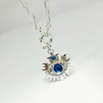 Colgante Ojo Mistic con cristal Swarovski en plata 950