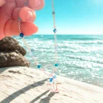 Tobillera inspirada en la conexión con la naturaleza marina