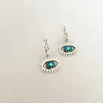Aros de diseño único en plata envejecida