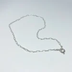 Collar resistente y brillante de plata 925