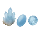 Piedra calcedonia celeste