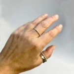 Anillo artesanal en plata para concentración y mindfulness