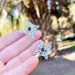 Joya artesanal de plata con amatista para equilibrio y calma