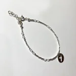 Pulsera simbólica de colibrí con piedras naturales