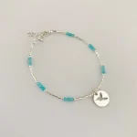 Pulsera espiritual con colibrí y cuarzo cristal