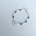Pulsera Catalina hecha a mano con ónix