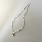 Joyería mística de plata con perlas y piedra lunar