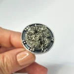 anillo plata con piedra pirita