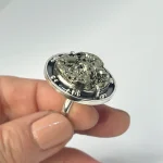 anillo de pirita a medida