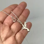 colgante colibrí hope de plata artesanal