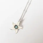colgante forma de estrella de mar hecho a mano