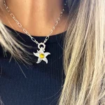 colgante marino con estrella doble
