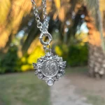 medalla devocional virgen de lourdes con cristales certificados