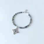 Pulsera con labradoritas naturales