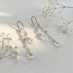 Aros artesanales con piedras naturales