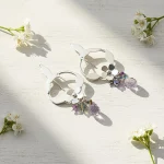 Aros primaverales - plata 950