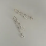 aros elegantes y livianos de plata