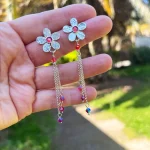aros ligeros con cristales swarovski