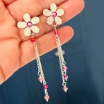 joyas florales hechas a mano en plata