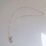 cadena de plata 925 con broche timón