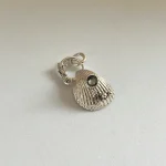 colgante marino con cristal engastado