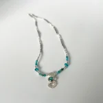 colgante caballito de mar con cristal swarovski
