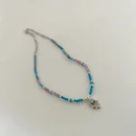 collar energético hecho a mano en plata