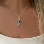 joyeria artesanal collar pez amatista