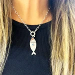 joya marina con cristal swarovski