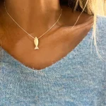 joya marina minimalista en plata