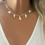 collar de plata con colgantes a elección