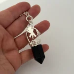 colgante gatito de plata hecho a mano