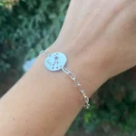 pulsera signo zodiacal plata grabada