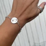 pulsera plata constelacion minimalista