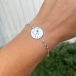 pulsera constelacion sagitario plata