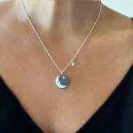 joya luna estrella hecha a mano