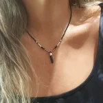 collar energetico turmalina negra mujer