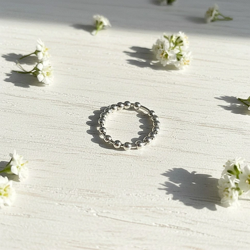 Anillo Ritual de Calma en plata 950 artesanal