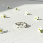 Anillo de plata 950 para mujer