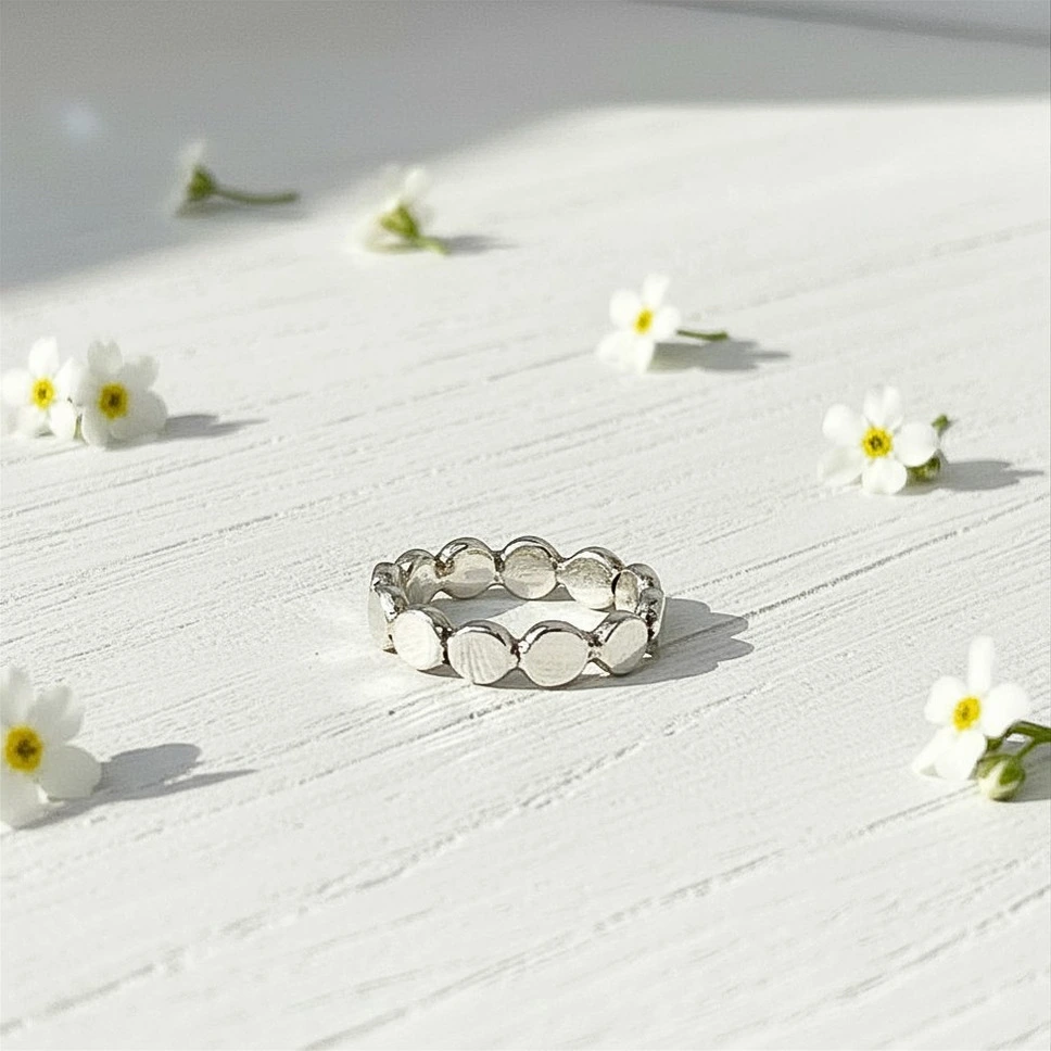 Anillo de plata 950 para mujer