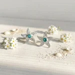 Aros Artesanales con Swarovski