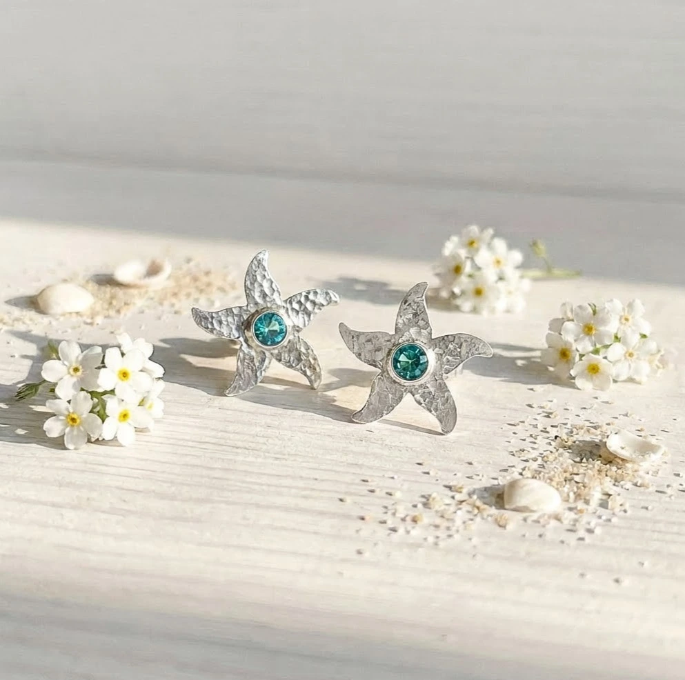 Aros Artesanales con Swarovski