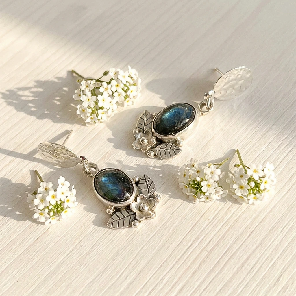 Aros Eterno Florecer en plata 950
